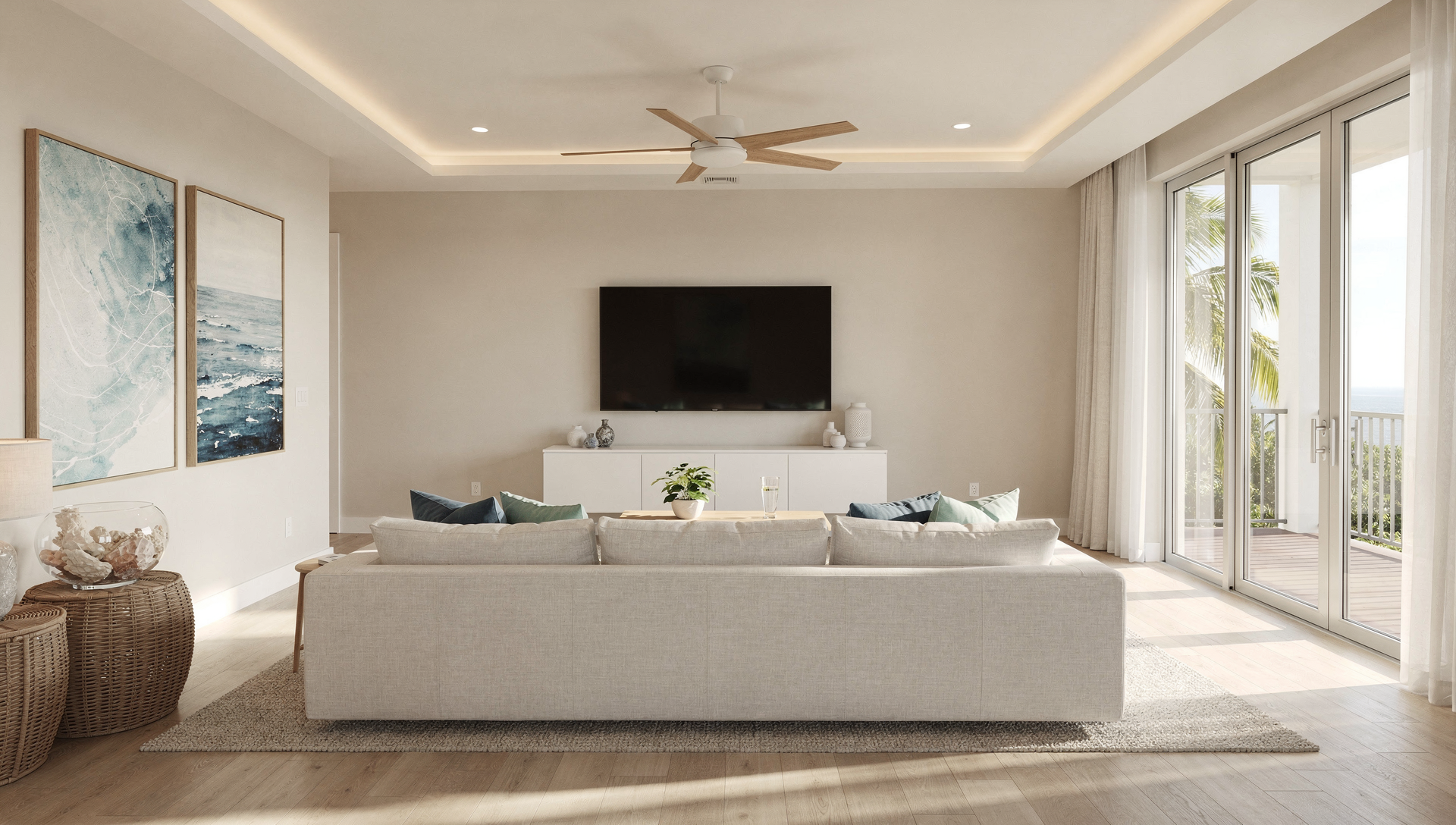 Florida home with solar panels and modern eco-friendly exterior