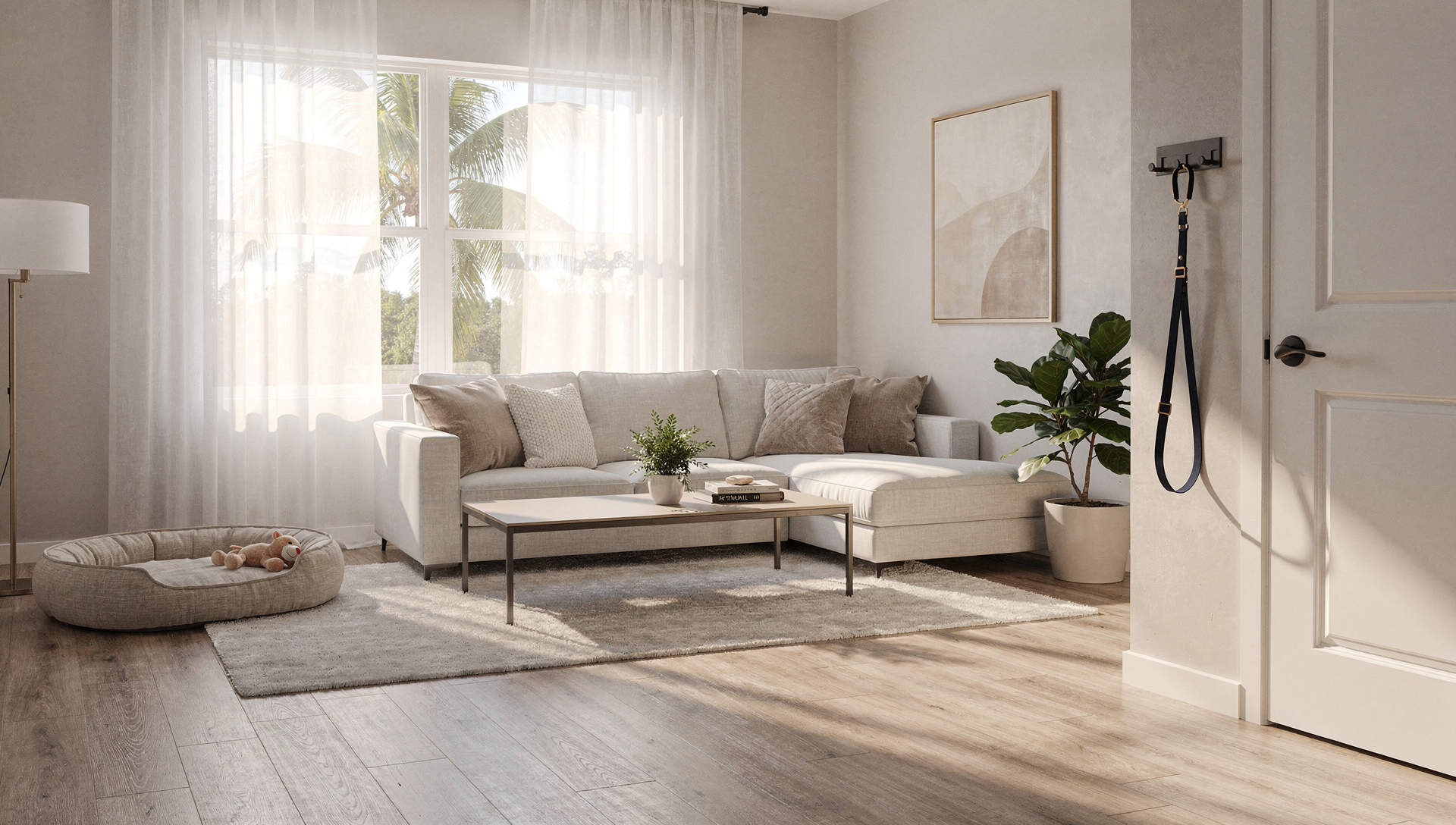 Pet friendly Florida rental home with fenced yard near the coast