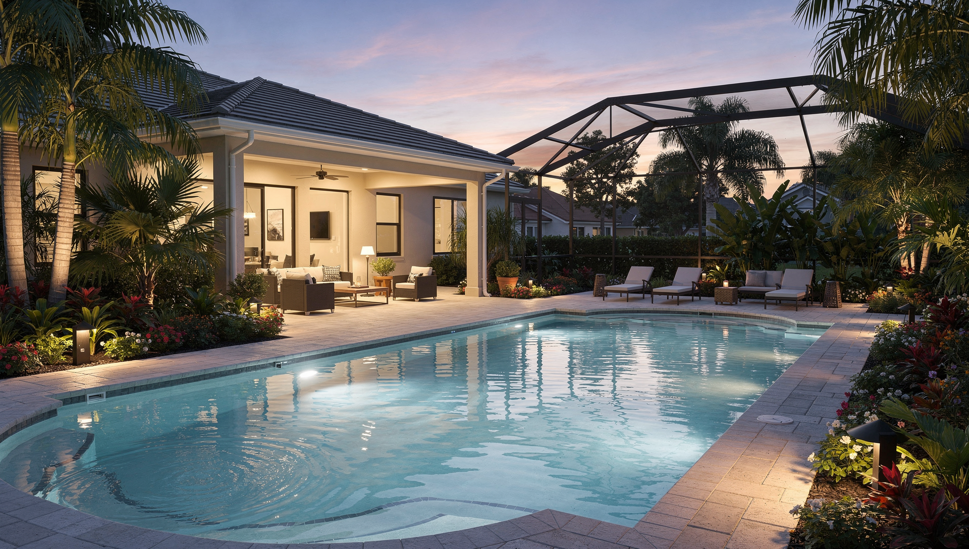 Smart pool and outdoor lighting ideas for Florida homeowners