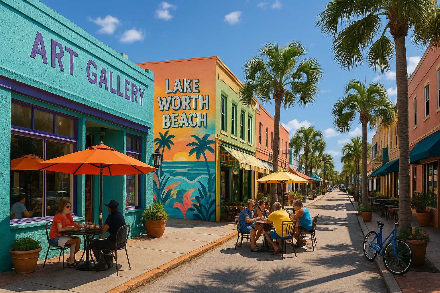Lake Worth Beach Florida artsy town