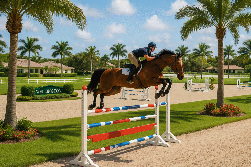 Wellington Florida Palm Beach active families